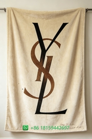 Yves Saint Laurent Throw Blankets